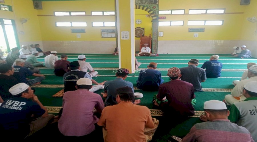 Warga Binaan Rutan Barabai Tingkatkan Kualitas Ibadah lewat Ceramah Agama bersama Kemenag Kab. HST