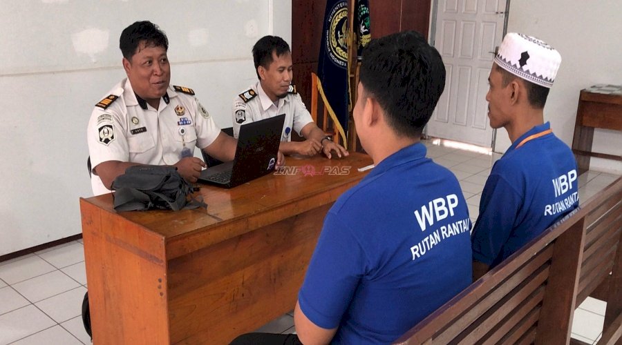 Takar Kesiapan Kembali ke Masyarakat, PK Bapas Amuntai Asesmen Warga Binaan Usulan Integrasi