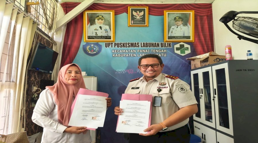 Lapas Labuhan Bilik Perkenalkan Inovasi Digital SIREM-LABI dan Sepakati PKS Baru dengan Puskesmas Labuhan Bilik