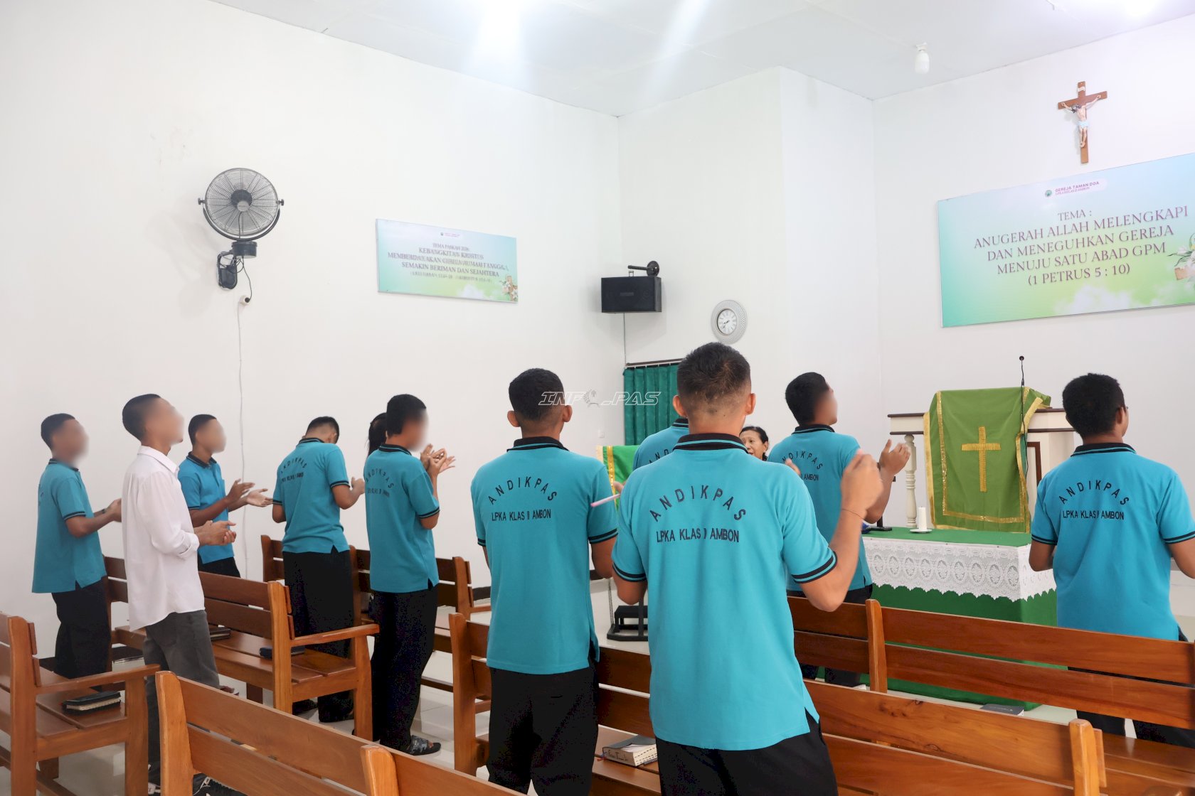 LPKA Ambon Motivasi Anak Binaan Hadapi Keterpurukan lewat Penyuluhan Agama Kristen