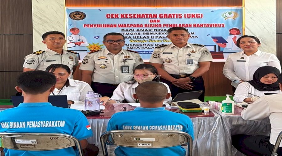 LPKA Palangka Raya Gandeng Puskesmas Bukit Hindu Gelar CKG dan Penyuluhan Hantavirus bagi Anak Binaan