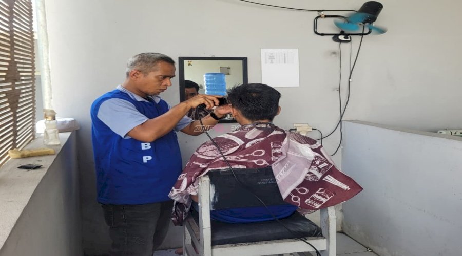 Pelatihan Barbershop Bantu Warga Binaan Lapas Tanjung Bangun Keterampilan Bernilai Ekonomi