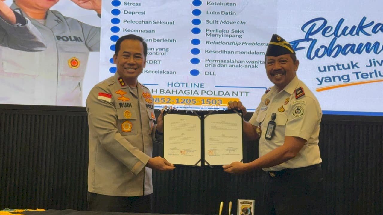 Sinergi Kanwil Ditjenpas NTT–Polda, Dorong Kesehatan Mental Pegawai dan Reintegrasi Sosial Warga Binaan