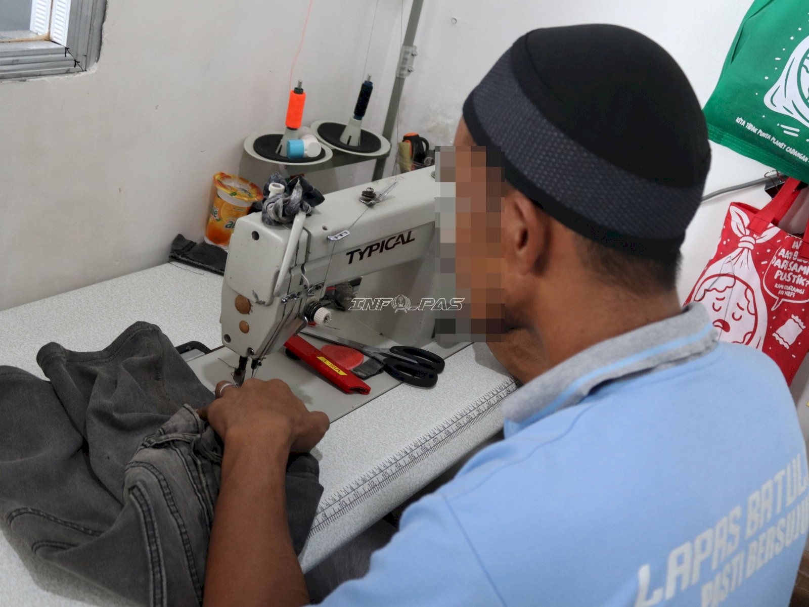 Merajut Asa dari Balik Jeruji, Warga Binaan Lapas Batulicin Tekuni Keterampilan Menjahit