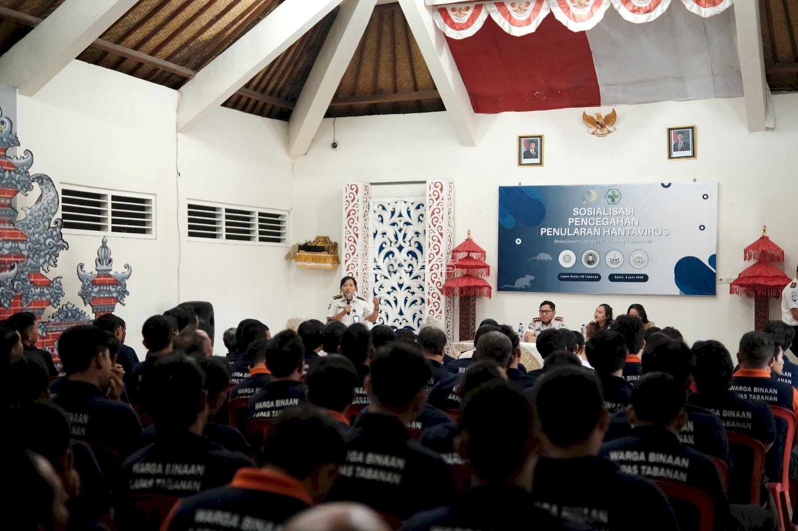Waspada Penyakit Menular, Lapas Tabanan Gandeng Puskesmas Tabanan III Sosialisasikan Hantavirus