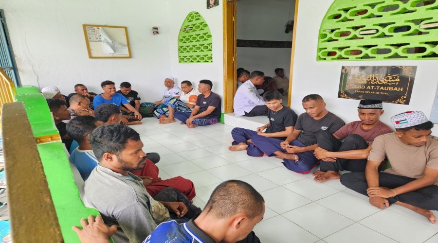 Lapas Tual Gencarkan Program Pembinaan Karakter dan Mental Islami