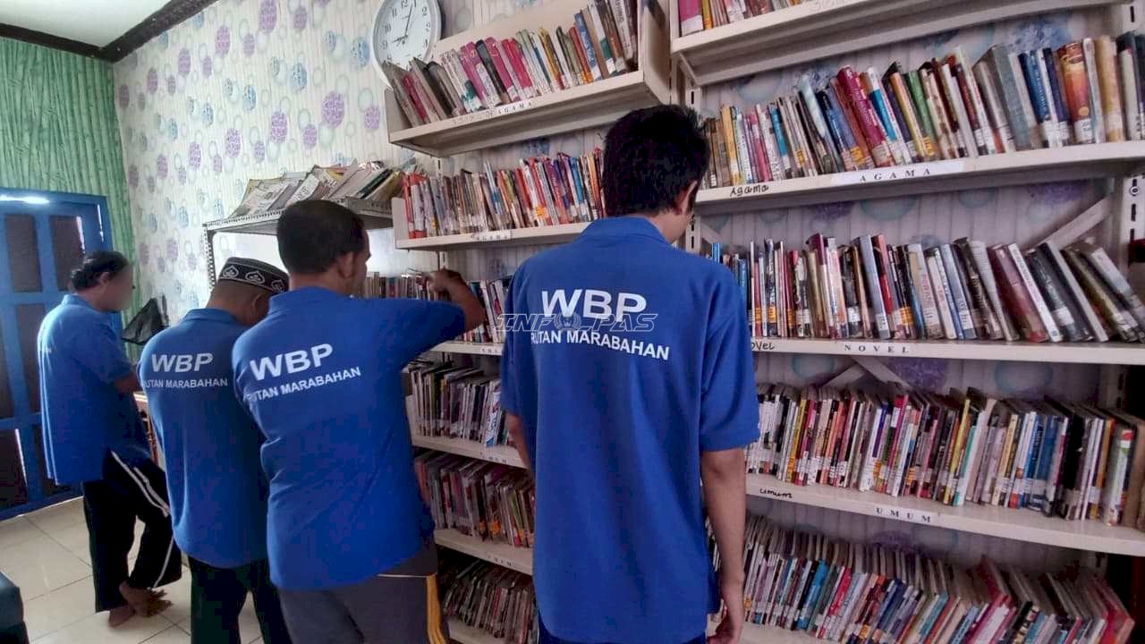 Budaya Literasi Tumbuh, Peminjaman Buku di Rutan Marabahan Alami Peningkatan