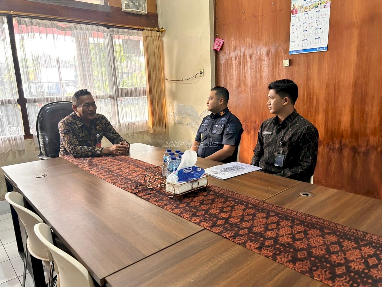 Rutan Klungkung dan Dinas Koperasi UKM Perindag Bahas PKS Pembinaan Warga Binaan