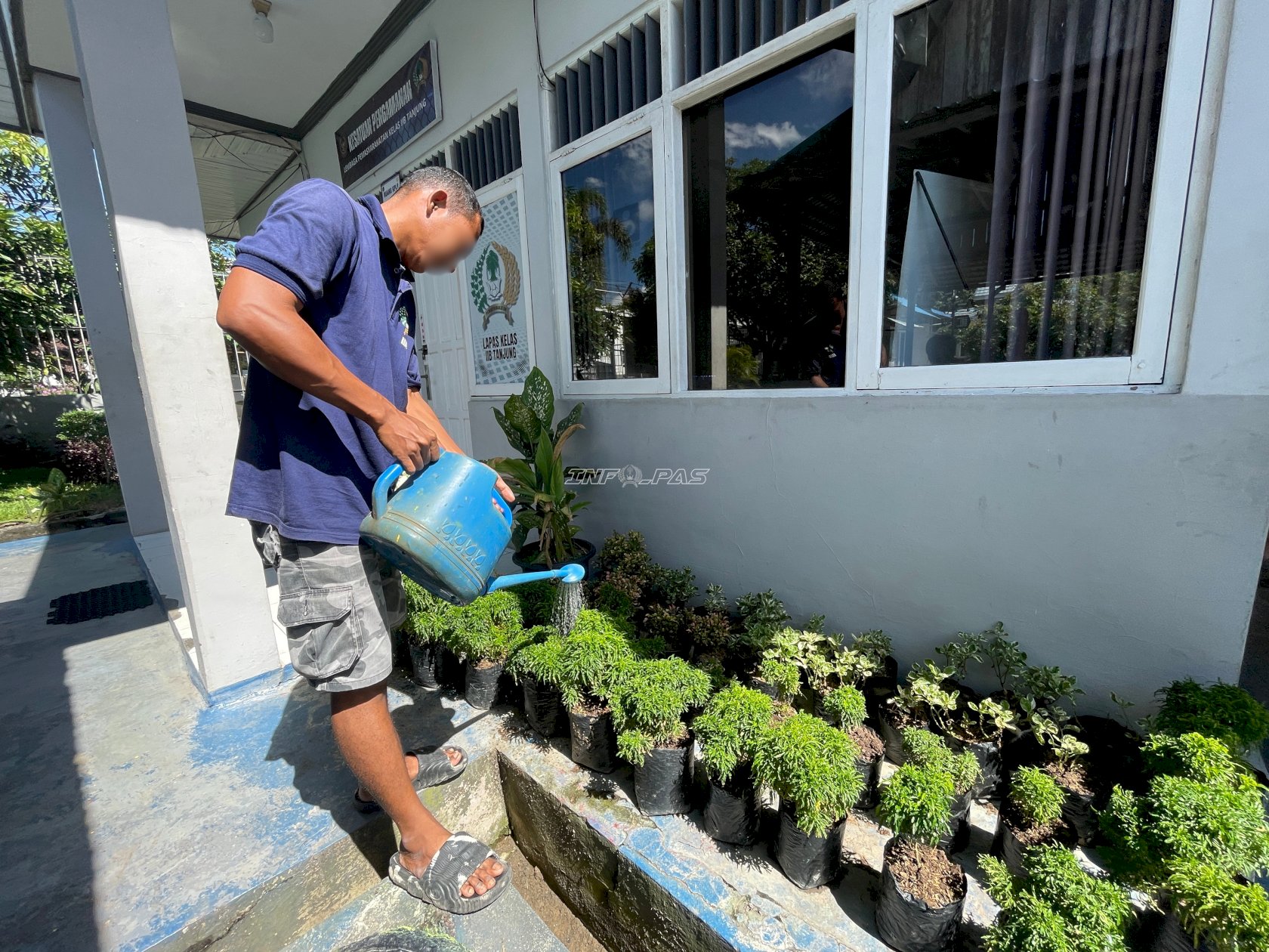Budidaya Tanaman Hias Jadi Sarana Pembinaan Kemandirian di Lapas Tanjung