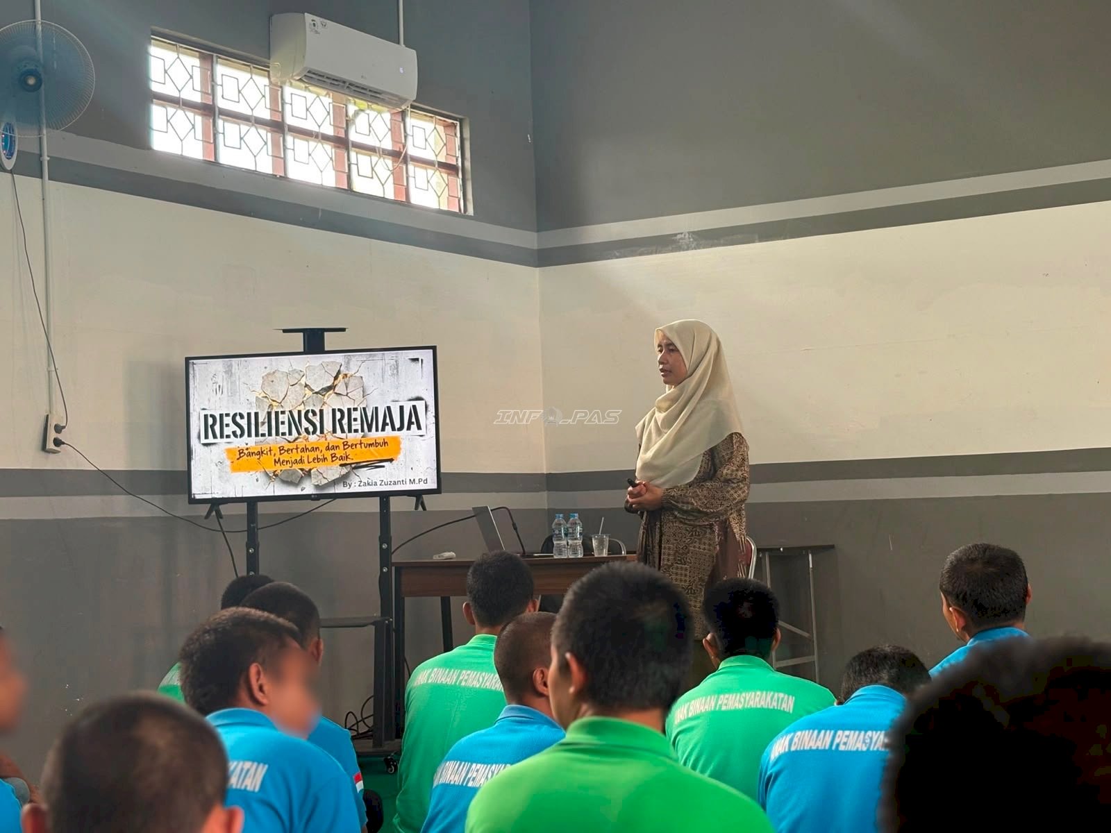 Bangkit, Bertahan, dan Bertumbuh, Anak Binaan LPKA Palangka Raya Ikuti Sosialisasi Resiliensi Remaja