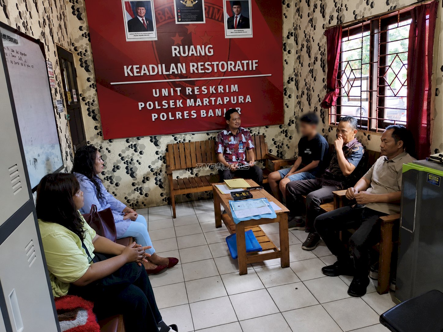 Pastikan Hak Anak Terpenuhi, Bapas Banjarmasin Dampingi ABH di Polsek Martapura