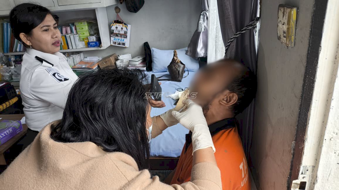 Rutan Tarutung Gandeng Puskesmas Hutabaginda Gelar Pemeriksaan Kesehatan Rutin Warga Binaan