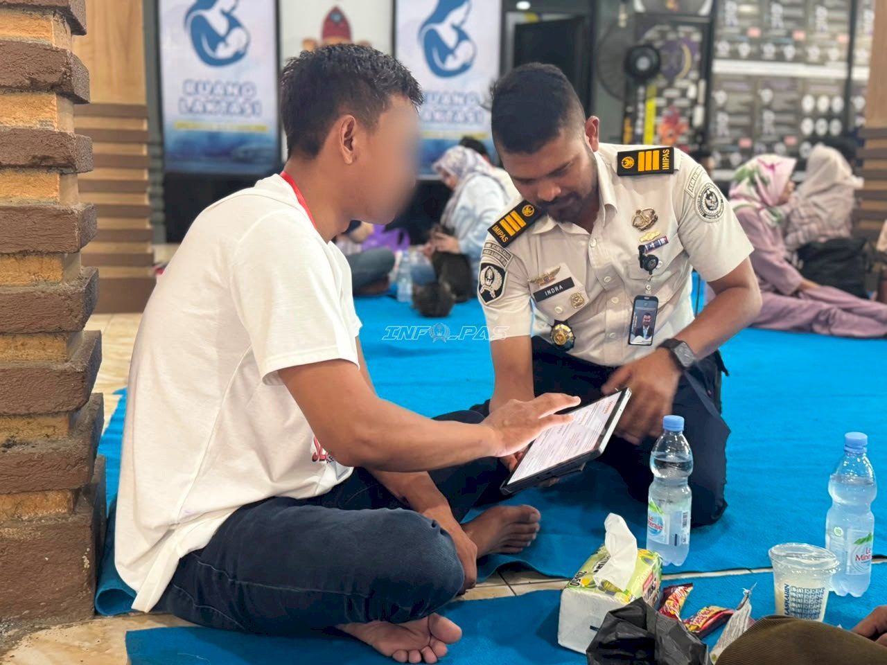 Pastikan Layanan Prima, Ketua Tim ZI Lapas Narkotika Karang Intan Tinjau Kunjungan