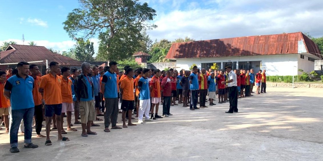Kalapas Atambua Ingatkan Warga Binaan Jauhi Halinar, Judi, dan Miras 
