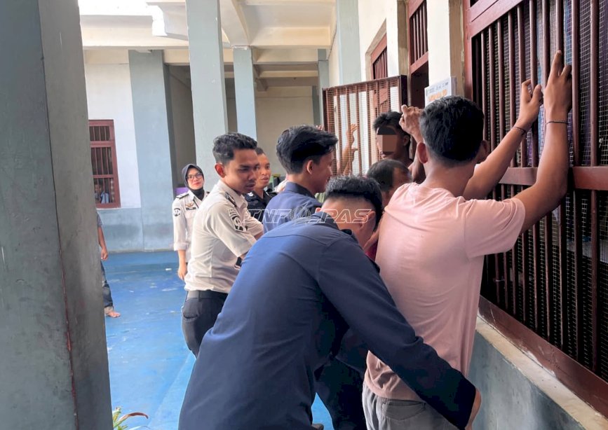 Langkah Senyap Jaga Keamanan, Lapas Batulicin Kembali Sisir Blok Hunian