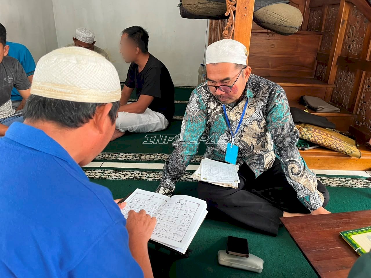 Rutan Rantau Gandeng Kemenag Tapin Tingkatkan Kemampuan Baca Tulis Al-Qur’an Warga Binaan