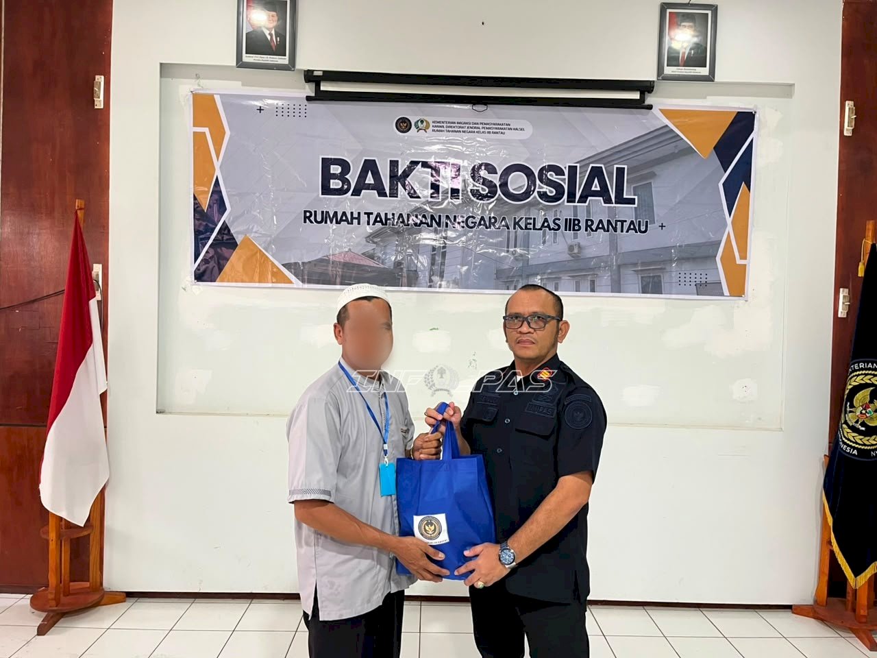 Rutan Rantau Ringankan Beban Keluarga Warga Binaan lewat Bansos