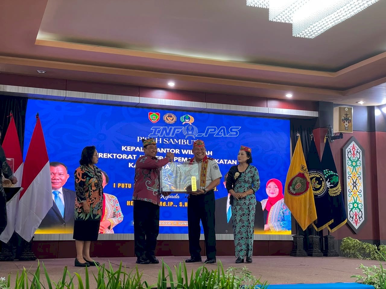 Hadiri Pisah Sambut Kakanwil, LPKA Palangka Raya Teguhkan Komitmen Sinergi