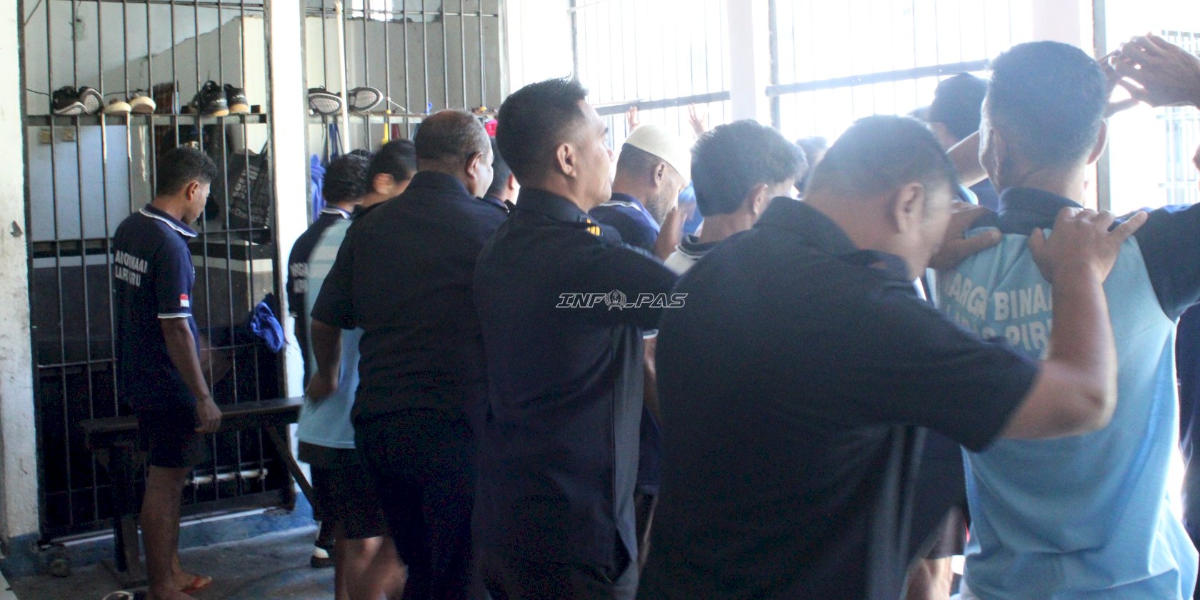 Lapas Piru Gelar Razia Seluruh Blok Hunian, Perkuat Deteksi Dini Gangguan Kamtib