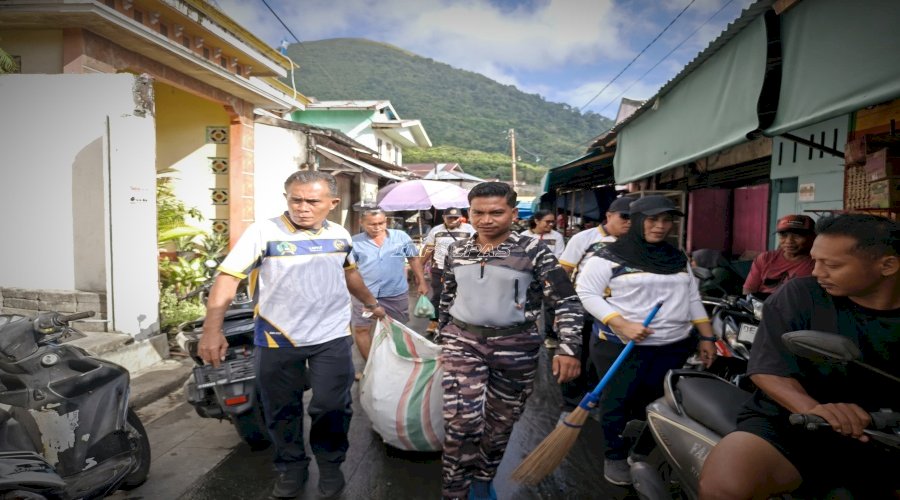 Lapas Bandanaira Dukung Kerja Bakti Akbar Banda Berbudaya, Perkuat Sinergi dan Kepedulian Lingkungan