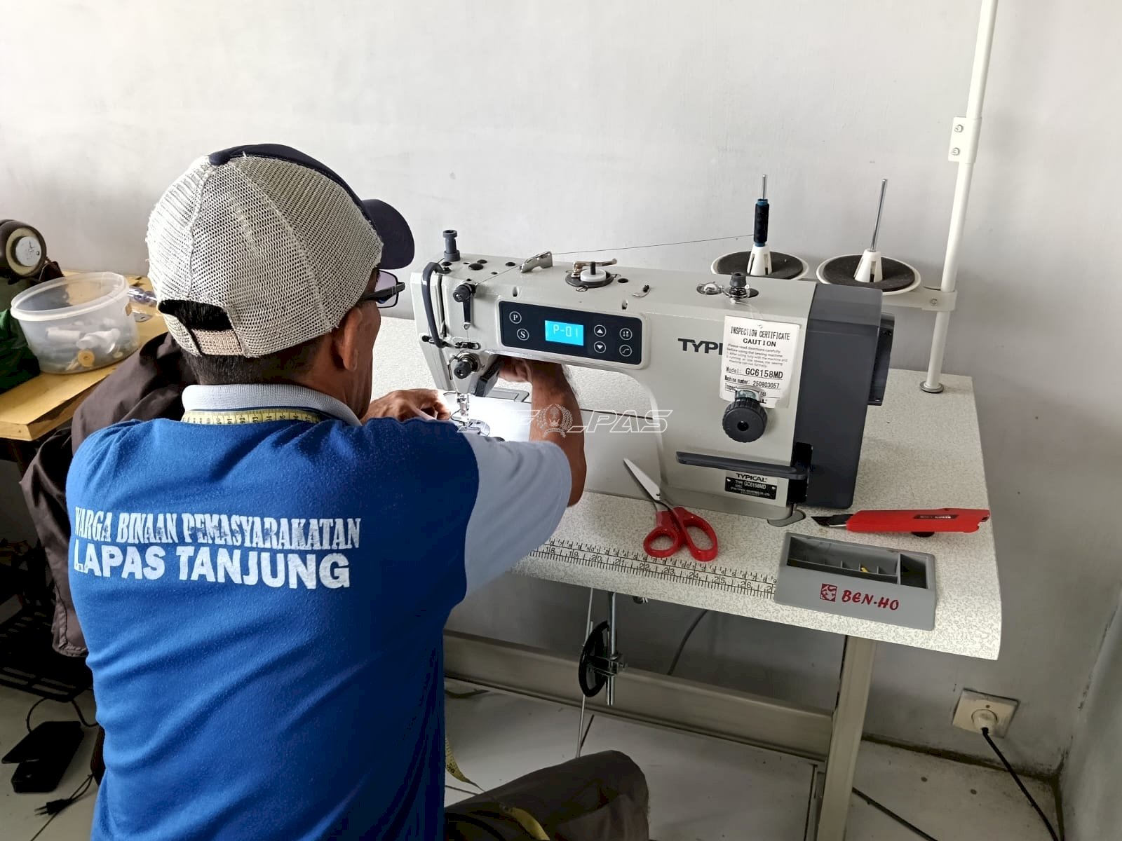 Lapas Tanjung Siapkan Warga Binaan Mandiri lewat Keterampilan Menjahit