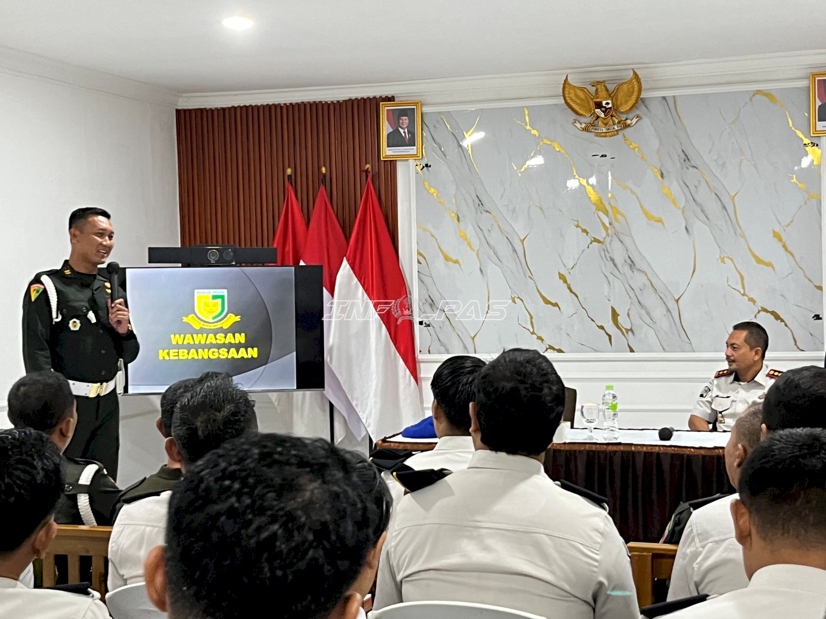 Perkuat Karakter ASN, Lapas Brebes Gandeng Subdenpom Brebes Gelar Penguatan Wawasan Kebangsaan