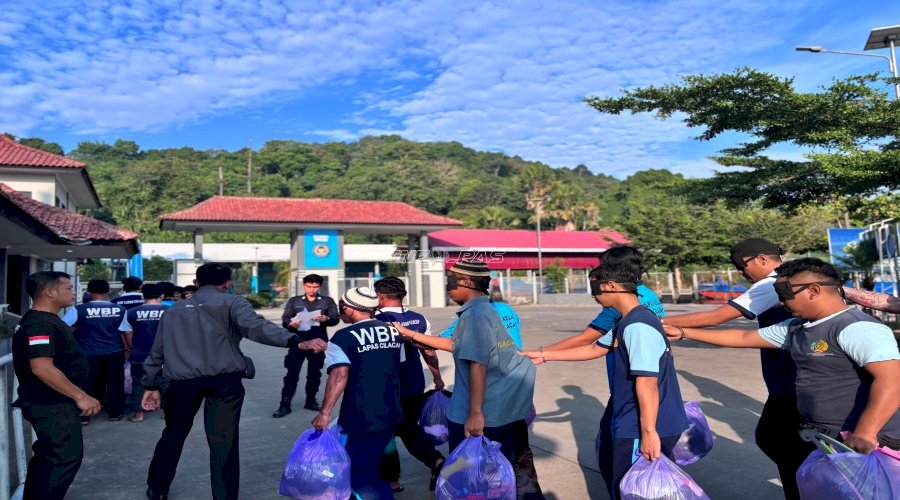 Lapas Cilacap Pindahkan 24 Narapidana ke Pulau Nusakambangan