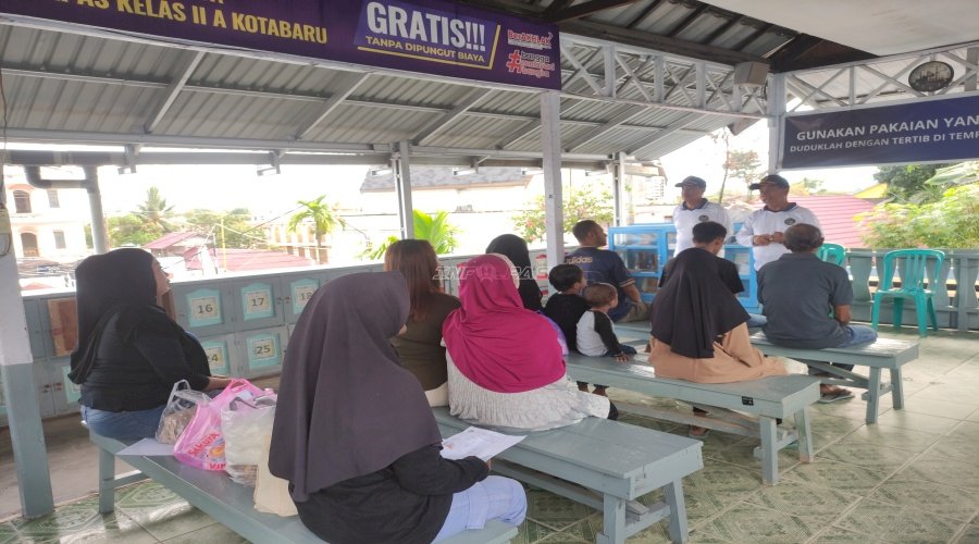 Perkuat Integritas, Lapas Kotabaru Sosialisasikan Layanan Gratis kepada Masyarakat
