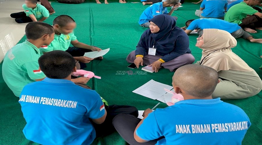 Anak Binaan LPKA Palangka Raya Berkarya lewat Kegiatan Literasi dan Drama Edukatif