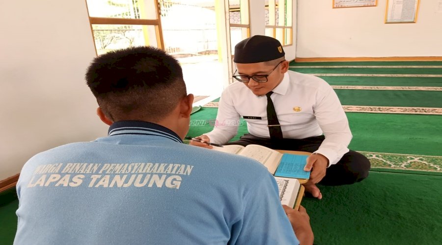Lapas Tanjung Bina Kepribadian Warga Binaan lewat Kelas Baca Al-Qur'an 