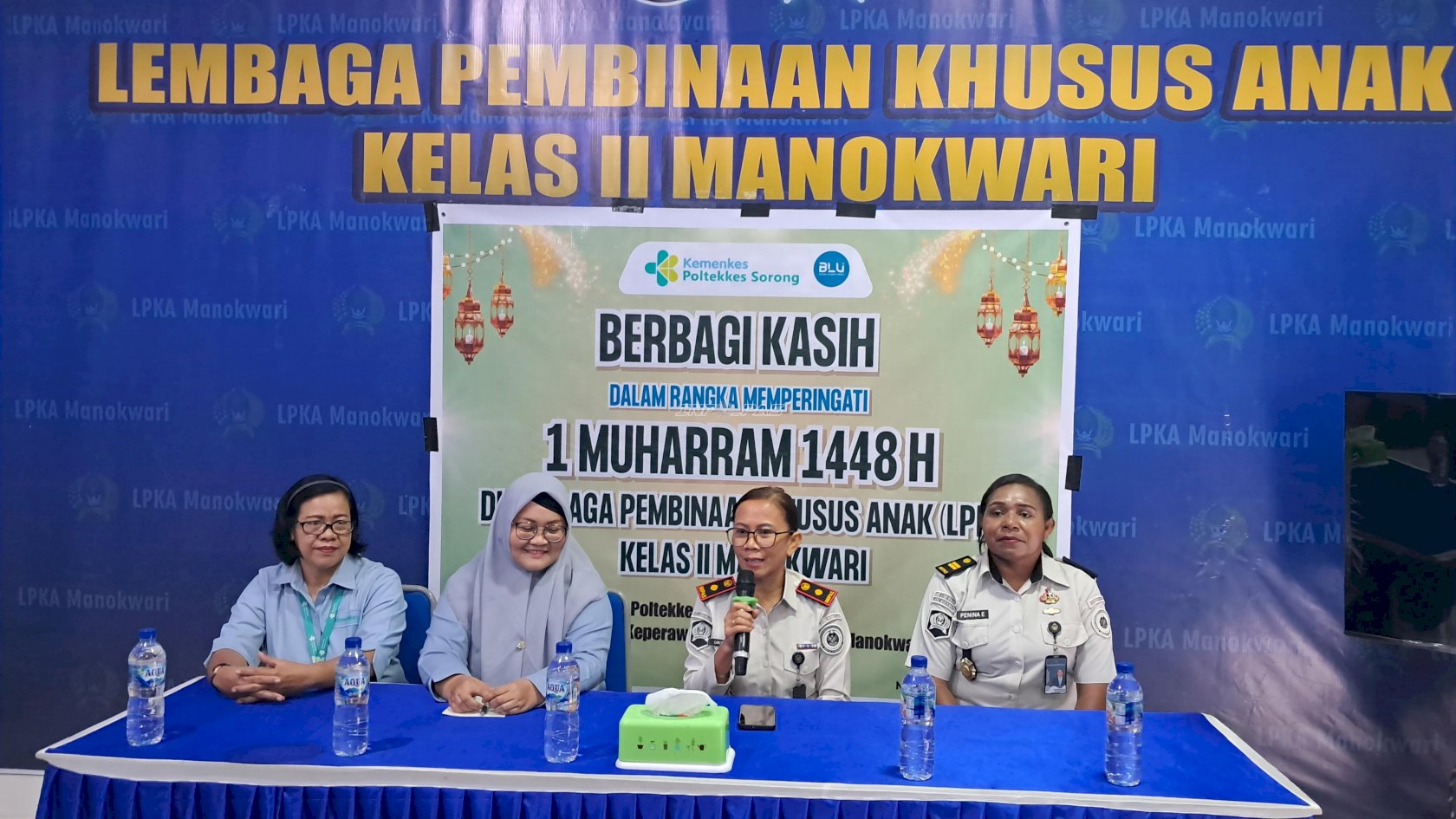 Sambut Tahun Baru Islam, LPKA Manokwari Terima Kunjungan Berbagi Kasih Poltekkes Sorong