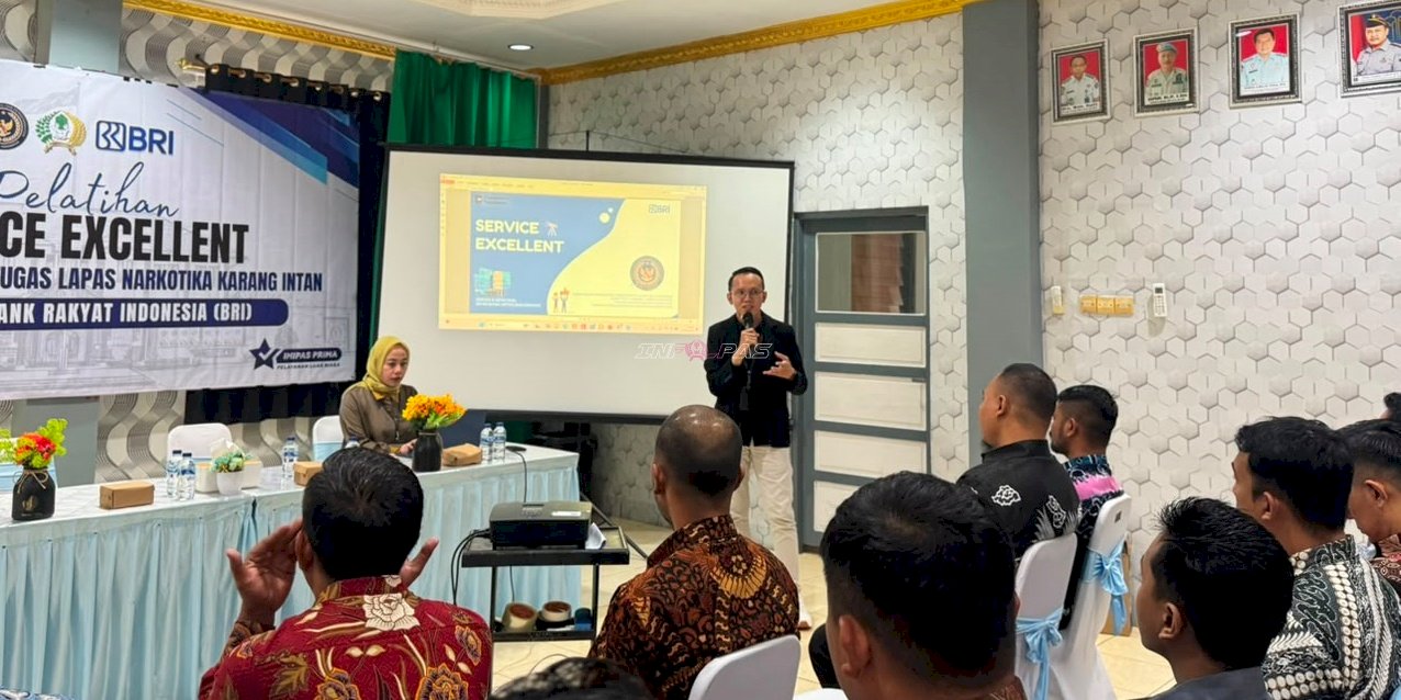 Lapas Narkotika Karang Intan Gandeng BRI Gelar Pelatihan Service Excellent