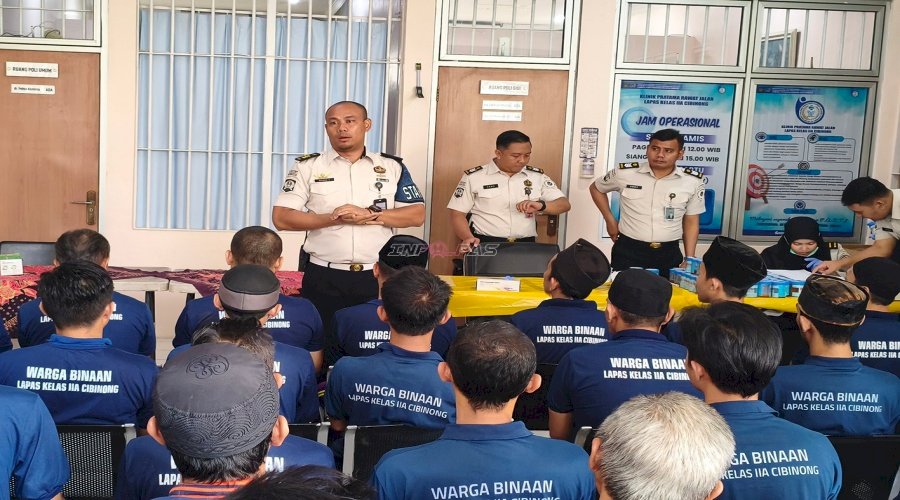 Tes Urine Warga Binaan, Langkah Nyata Lapas Cibinong Cegah Penyalahgunaan Narkotika