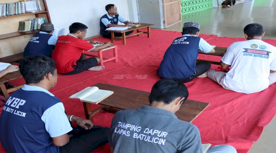 Pojok Baca Lapas Batulicin, Ruang Favorit Warga Binaan Temukan Pengetahuan Baru