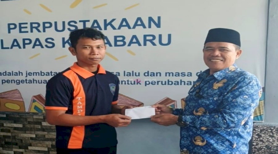 Dorong Warga Binaan Terus Berkarya, Lapas Kotabaru Berikan Premi