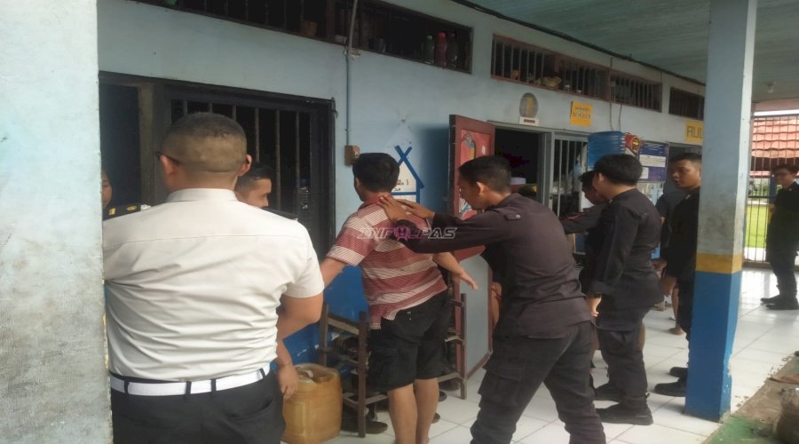 Jaga Stabilitas Kamtib, Rutan Marabahan Intensifkan Razia Kamar Hunian