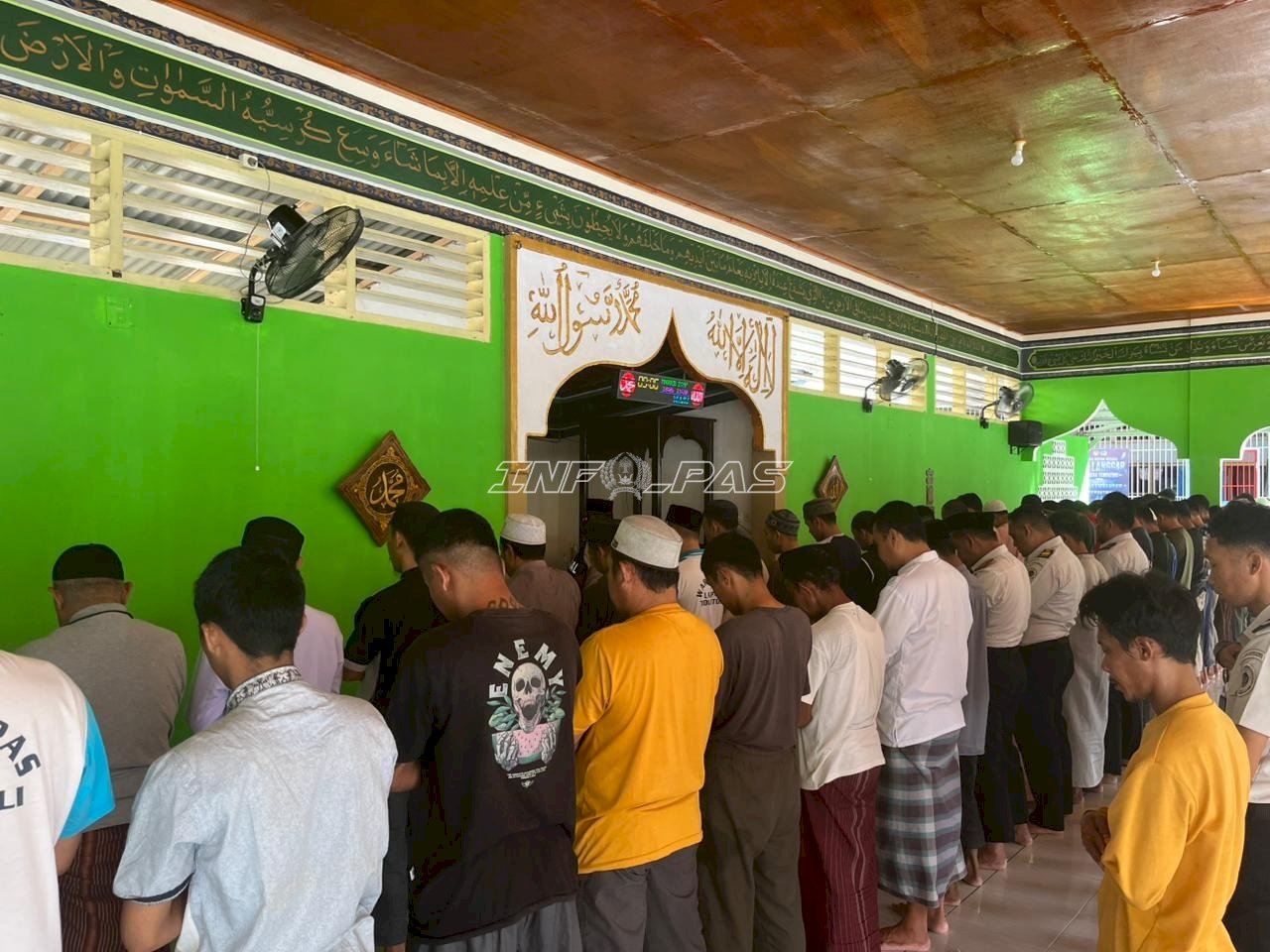 Sambut 1448 Hijriah, Lapas Tolitoli Gelar Salat Duha dan Doa Bersama