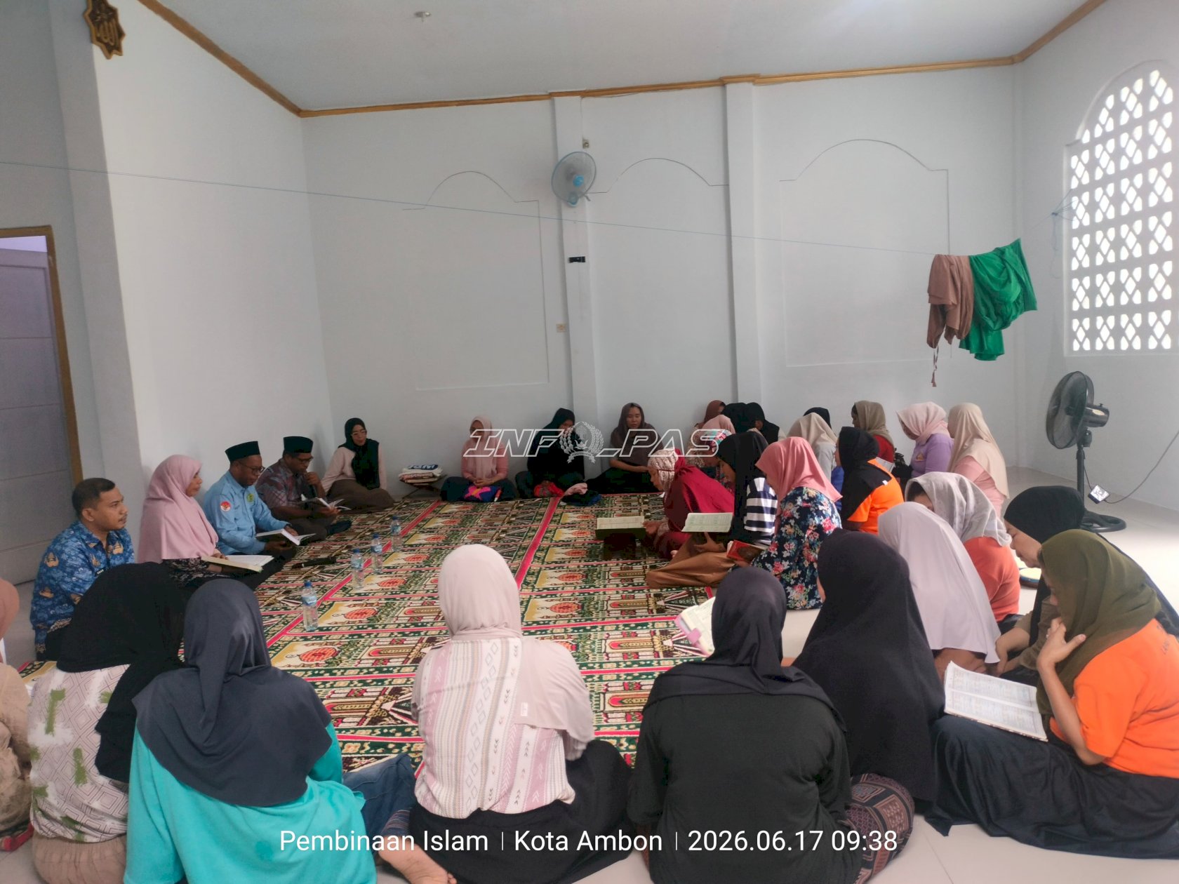 Menjemput Hidayah di Masa Pembinaan, Warga Binaan Lapas Perempuan Ambon Ikuti Penyuluhan Agama