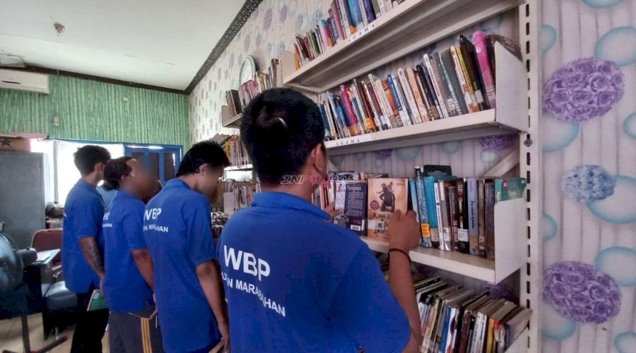 Perpustakaan Rutan Marabahan Jadi Ruang Belajar dan Hiburan Positif bagi Warga Binaan