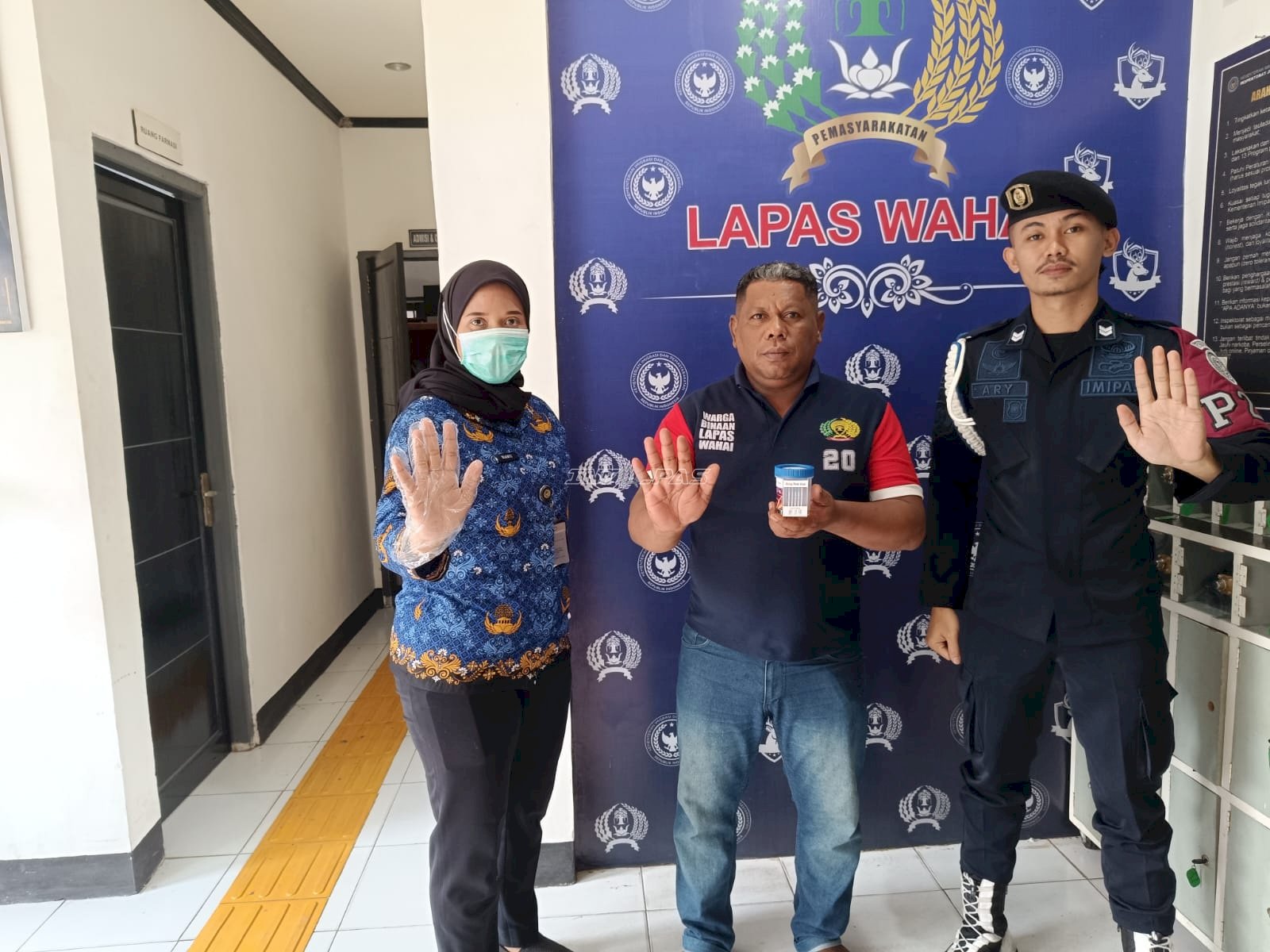 Tes Urine Jelang Pembebasan Bersyarat, Lapas Wahai Pastikan Warga Binaan Bersih Narkoba