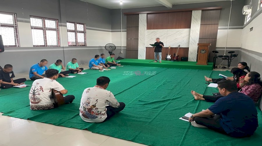 Anak Binaan LPKA Palangka Raya Temukan Harapan lewat Bimbingan Rohani