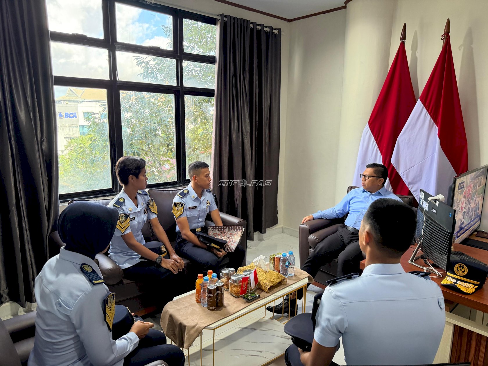 Sambut Orlap Taruna Poltekip, Kanwil Ditjenpas Maluku Tekankan Disiplin dan Profesionalisme