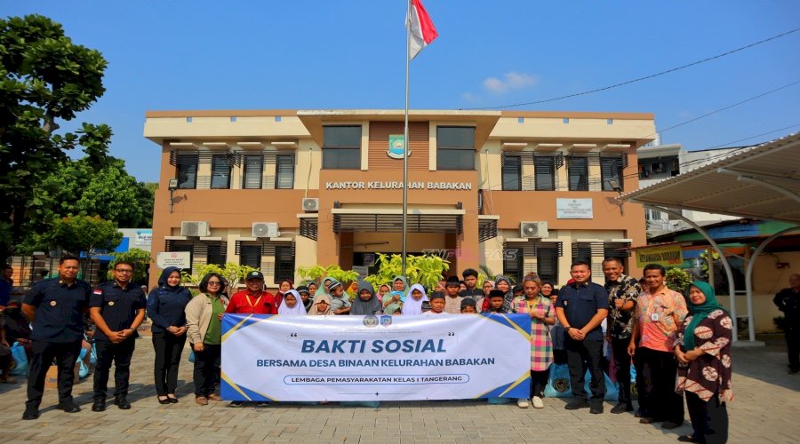 Tak Sekadar Membina, Lapas Kelas I Tangerang Berbagi Kebahagiaan dengan Masyarakat dan Anak Yatim