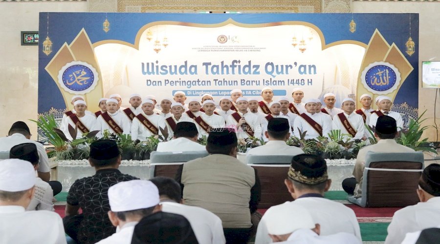 Dari Balik Jeruji Menuju Cahaya Al-Qur’an, 31 Warga Binaan Lapas Cibinong Raih Wisuda Tahfiz