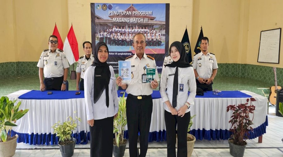 Lapas Pangkalpinang Tuntaskan Program Magang, Cetak SDM Muda Siap Berkarya