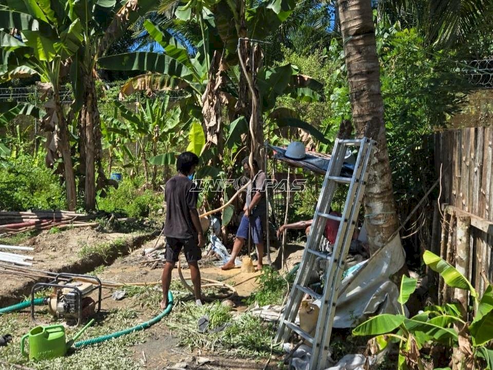 Pastikan Ketersediaan Air Bersih Jelang Kemarau, Lapas Piru Bangun Sumur Bor