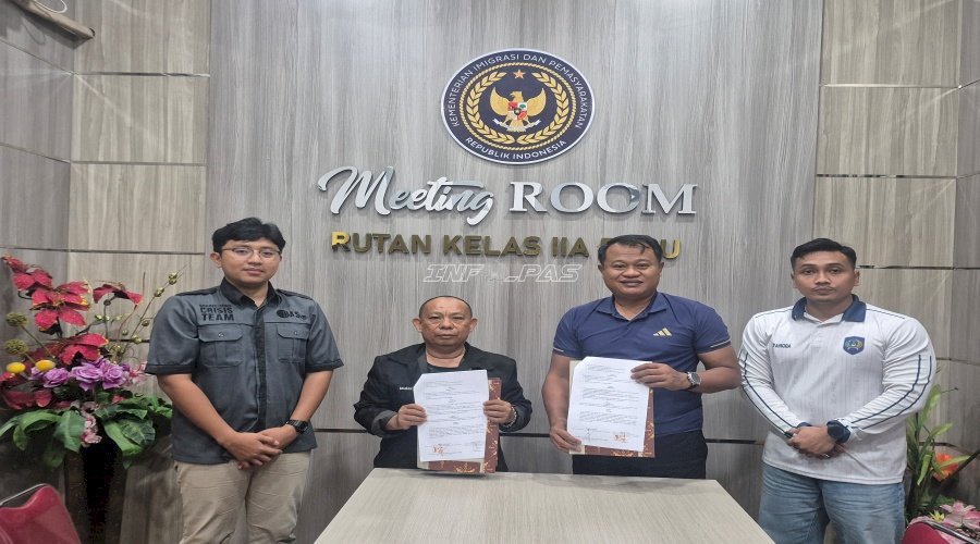 Penuhi Hak Pendidikan Warga Binaan, Rutan Palu Sepakati PKS dengan PKBM Nosarara Nosabatutu