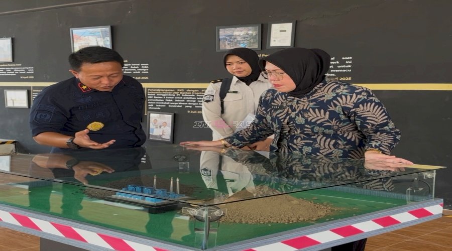 Lapas Kelas I Tangerang Terima Kunjungan Perdana Kakanwil Ditjenpas Banten, Tinjau Langsung Jawara Beton