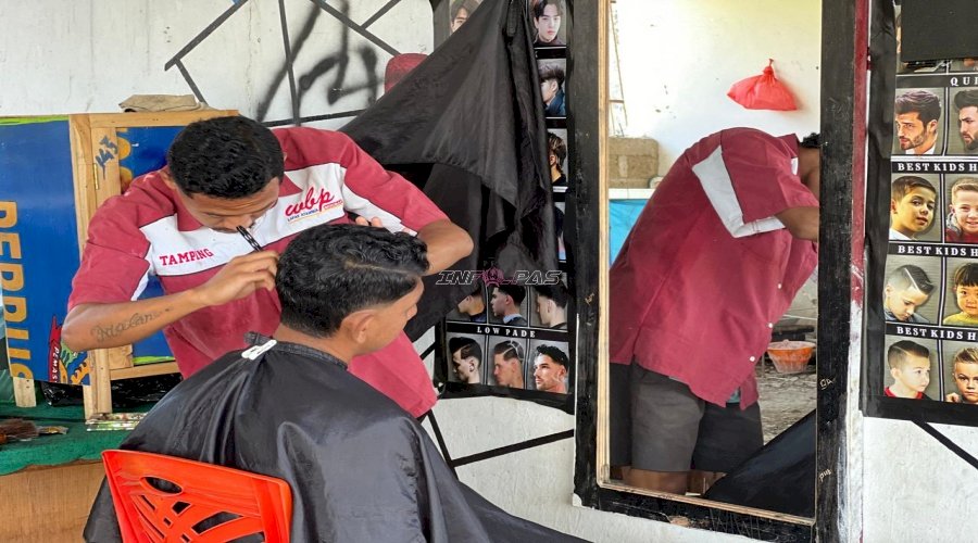 Warga Binaan Lapas Atambua Konsisten Asah Skill di Unit Barbershop