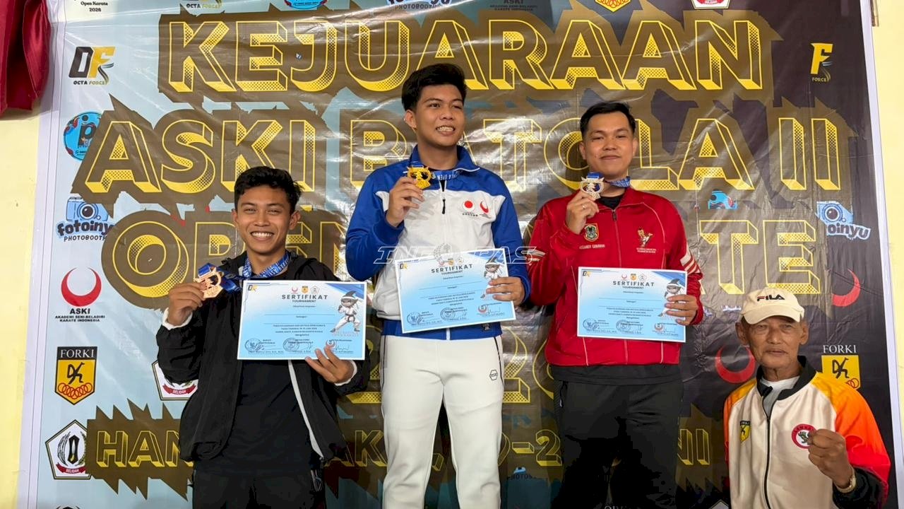 Petugas Lapas Banjarmasin Raih Juara 2 Kejuaraan Karate ASKI Batola II